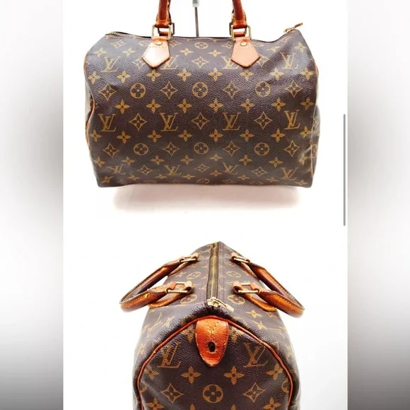 Louis Vuitton SPEEDY 30 Brown Monogram Bag - Picture 3 of 13